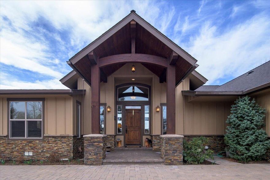 Commanding Cascade Mountain views (weather didn't cooperate but updated photos coming soon). The epitome of the Central Oregon lifestyle! Beautiful custom build single-level home on nearly 4.70 acres with irrigation and AMAZING Cascade Mountain Views. Welcome to Harry Ranch Estates, a small neighborhood of custom built homes just enough off the beaten path to offer peace and quiet and privacy but still with easy access to Bend, Redmond, Sisters and the airport. High end finishes include solid surface counter tops, hardwood floors, tile accents and more. Nice open floor plan with 3 bedrooms plus an office and attached over-sized 2 car garage. Property is fenced. Paved road and paved driveway. Bring your animals or just enjoy the serenity of overlooking green pastures between you and the mountain views!