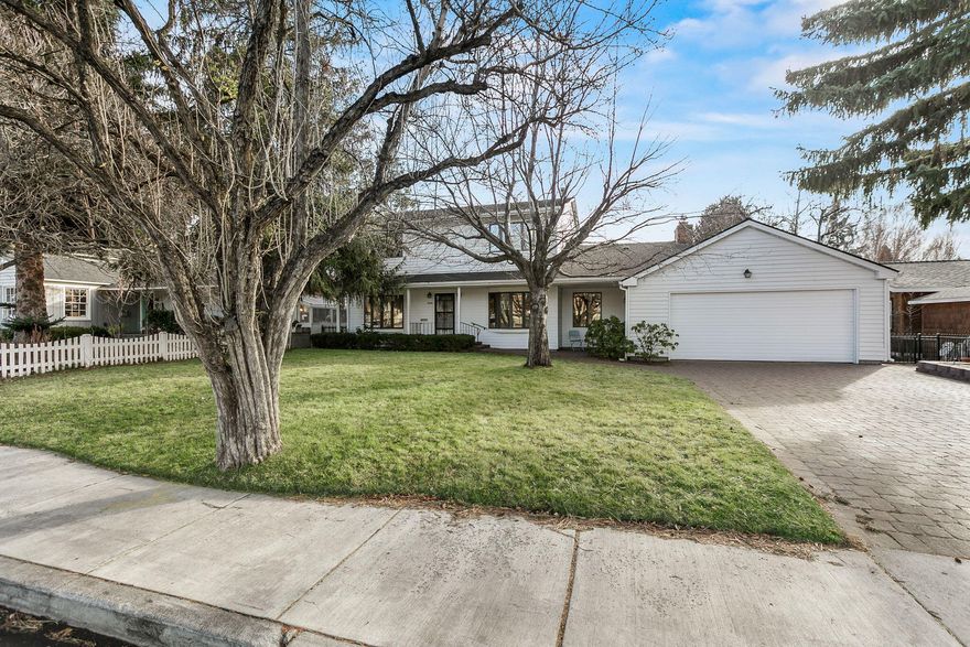Prepare to be awestruck by this incredibly soulful property, and the first and only time ever offered for sale! Mere steps from the iconic Drake Park footbridge over the Deschutes river, and a short, beautiful walk to downtown, it doesn't get any better than this. With the enormous amount of natural light pouring in throughout the home, the large expansive windows showcase absolutely stunning views of Pageant Park and Mirror Pond from just about every room! There's such a lovely flow between the kitchen, dining and living spaces, and all with incredible views. Built in 1926 this wonderful property has huge bedrooms, large closets, tall ceilings, all ready to be transformed into your forever home.  It's quite simply spectacular, and just the beginning of many joyful new memories.