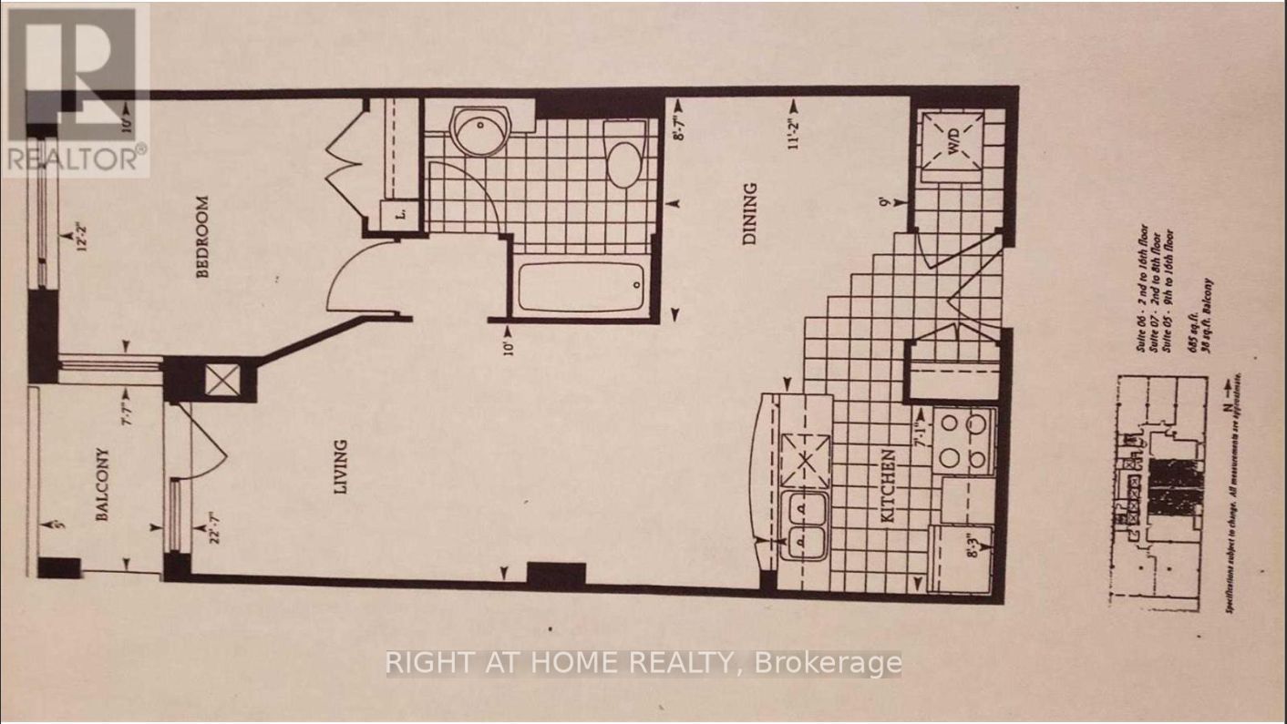 102 Bloor Street W 1605