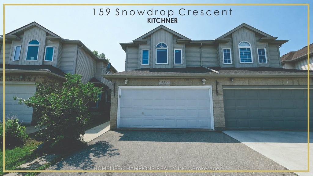 Photo of 159 Snowdrop Crescent, Kitchener, ON N2E 4G9 (MLS # X13629340)