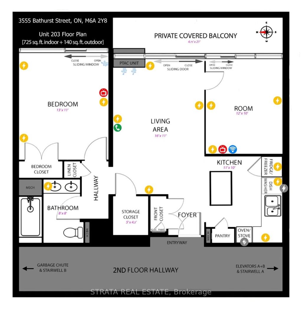 Photo of 3555 Bathurst Street #203, Toronto, ON M6A 2Y8 (MLS # C13040360)