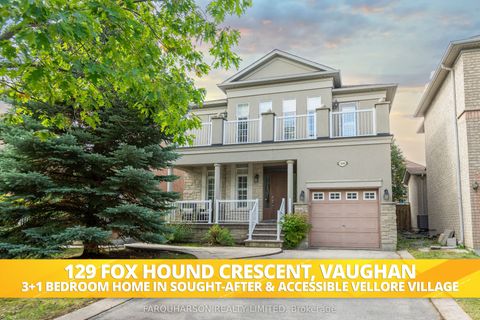 129 Fox Hound Crescent Vaughan ON L4H 2H4