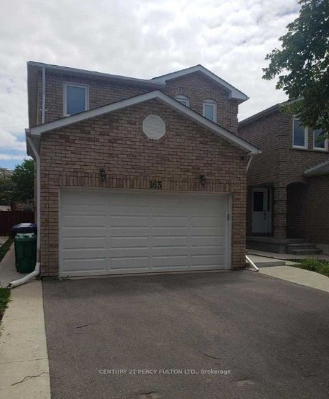 163 Ecclestone Drive Brampton ON L6X 3R1