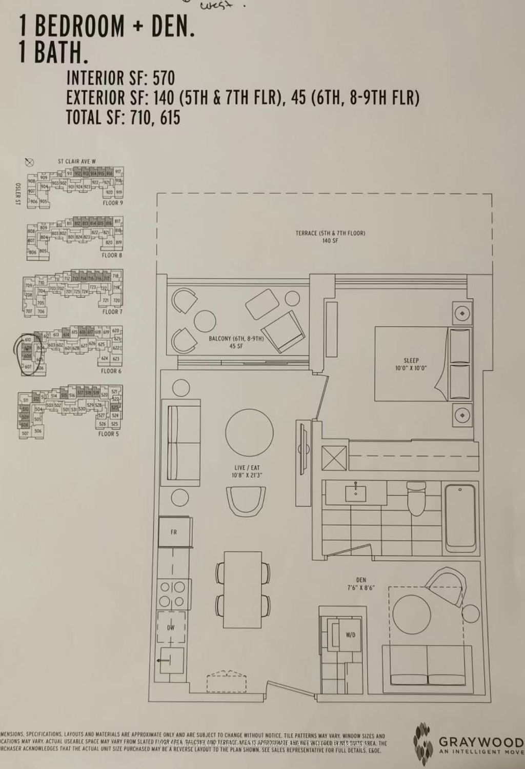 Photo of 1787 ST. CLAIR Avenue W #609, Toronto, ON M6N 0B7 (MLS # W12367837)