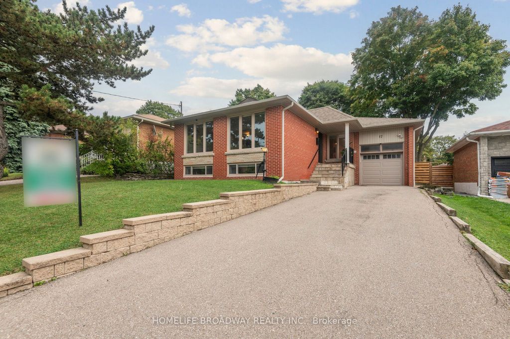 Photo of 17 Jill Crescent, Toronto, ON M9B 6B2 (MLS # W12426826)