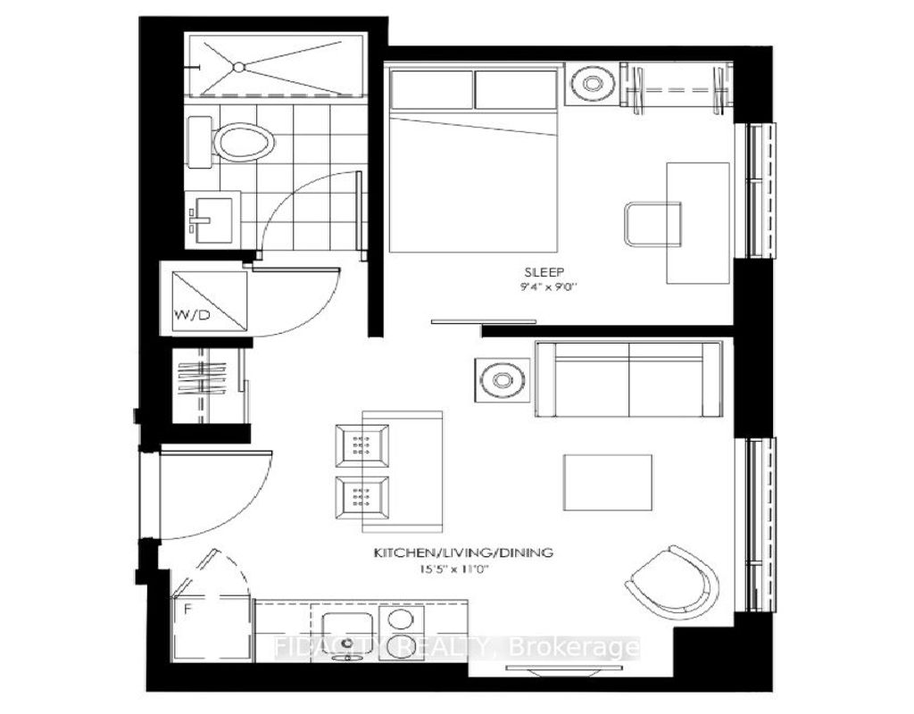 Photo of 105 Champagne Avenue S #1516, Dows Lake - Civic Hospital and Area, ON K1S 4P3 (MLS # X12608242)