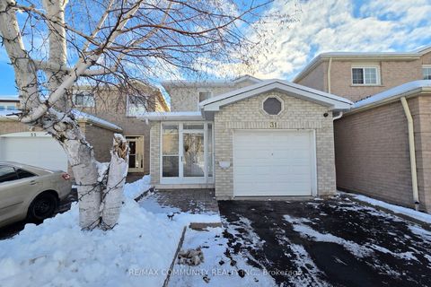 31 Stather Crescent Markham ON L3S 1C9