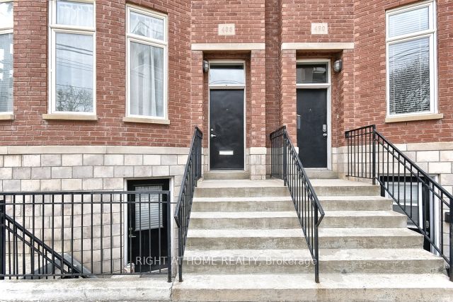 Front Entrance.Separate door below for basement.