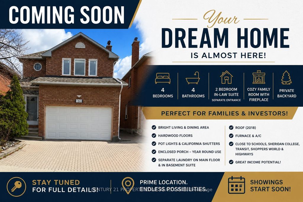 Photo of 160 Torrance Woods N/A, Brampton, ON L6Y 4K2 (MLS # W13094190)