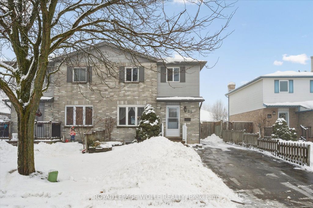 Photo of 23 Tamvale Crescent, Kitchener, ON N2E 3K7 (MLS # X12657130)