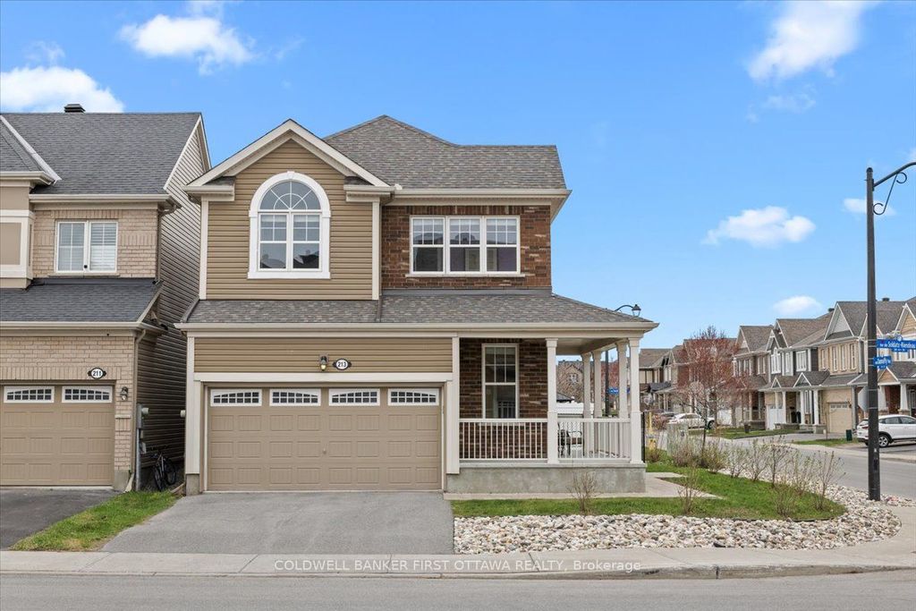 Photo of 213 RUE DES SOLDATS-RIENDEAU Street, Barrhaven, ON K2J 5Z4 (MLS # X13073082)