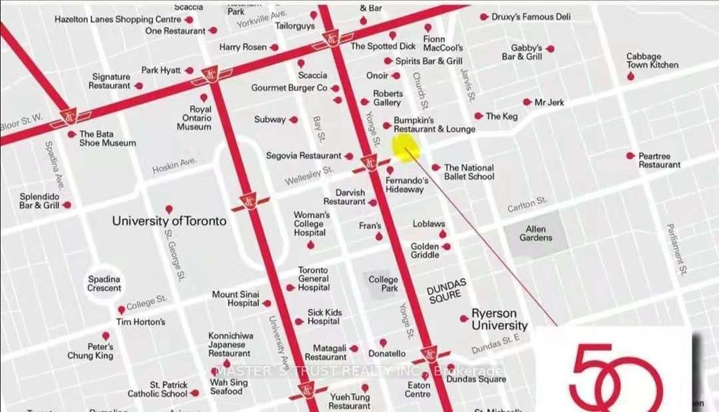 Photo of 50 Welleysley Street E #2805, Toronto, ON M4Y 0C8 (MLS # C12830594)