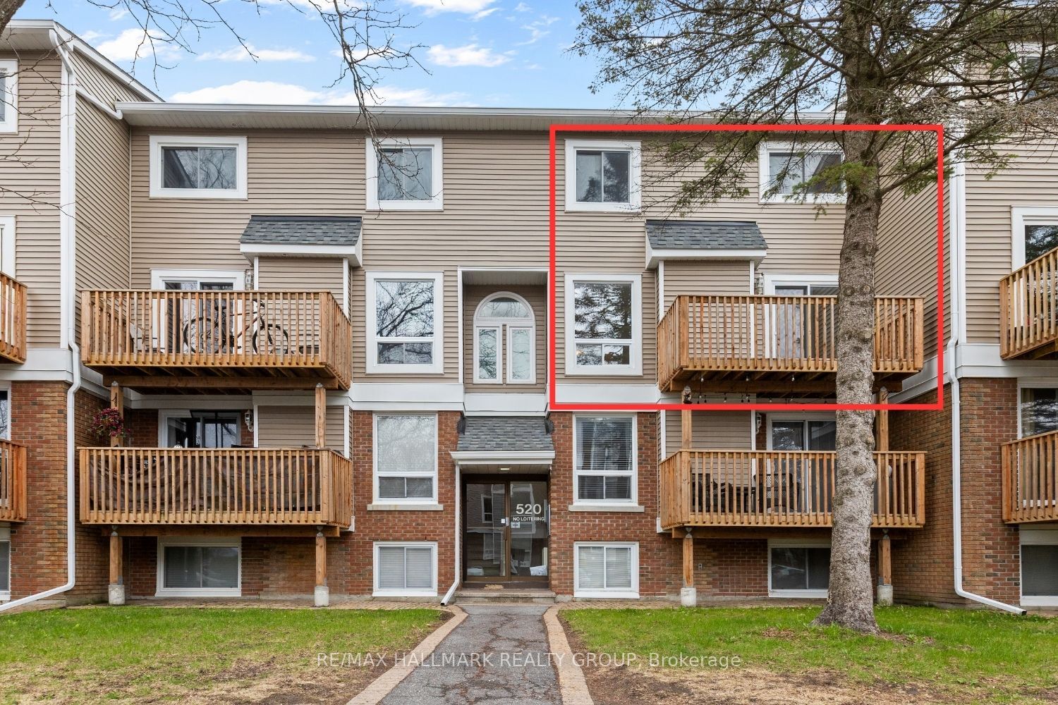 Upper-Level Stacked Condo Exterior Front