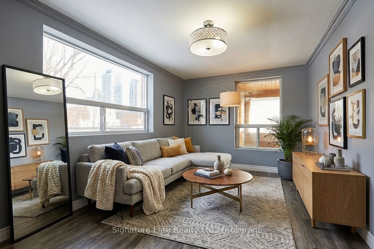 Living room - Virtually staged