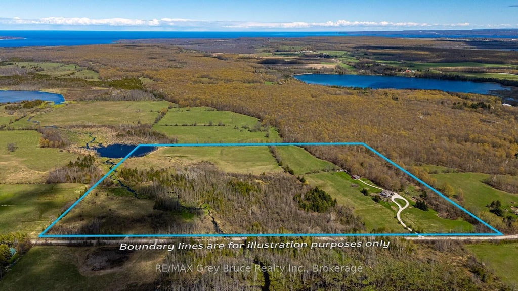 Photo of 130483 Gleason Lake Road, Georgian Bluffs, ON N0H 2T0 (MLS # X13125478)