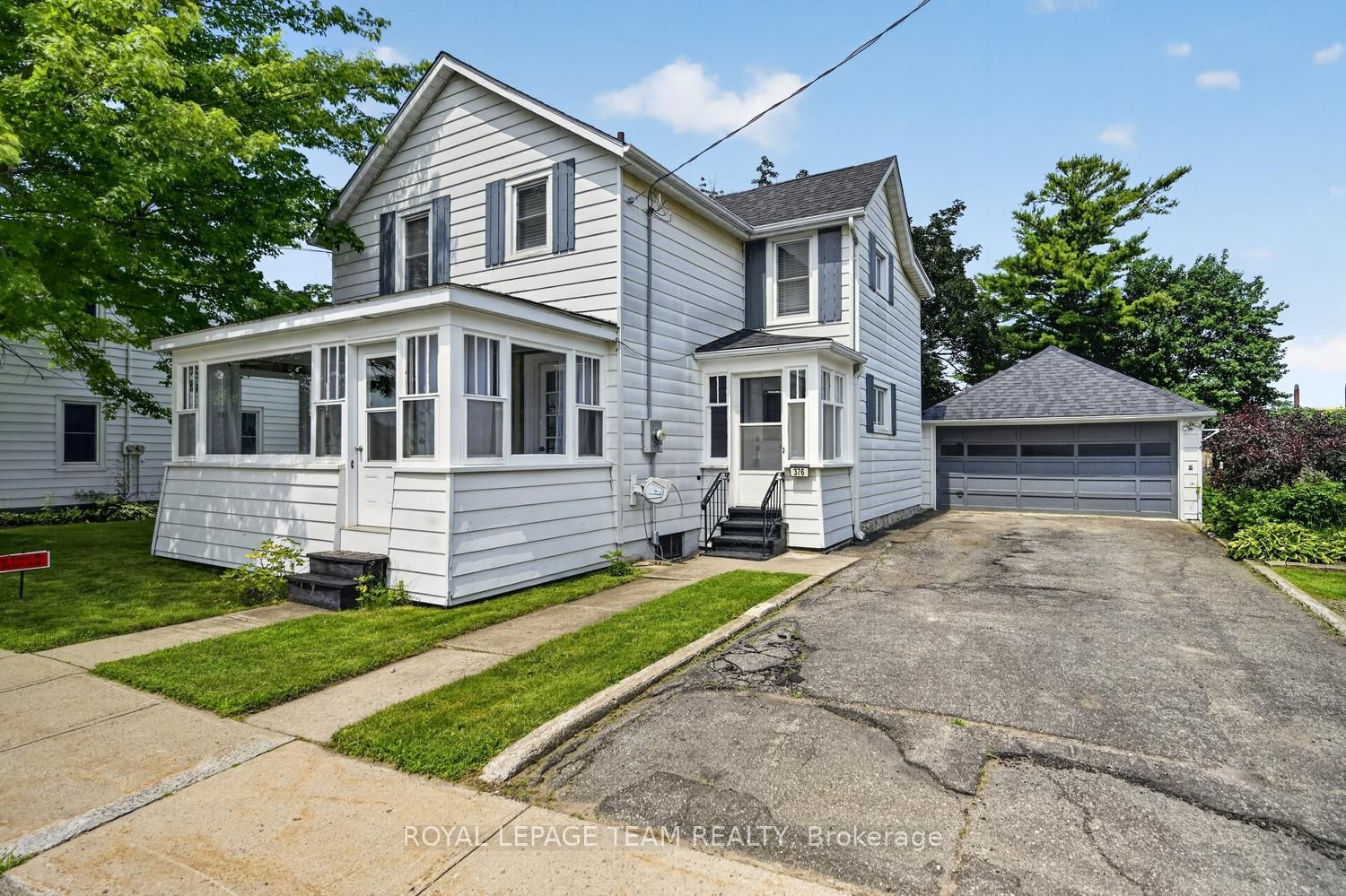 Large century home on quiet street