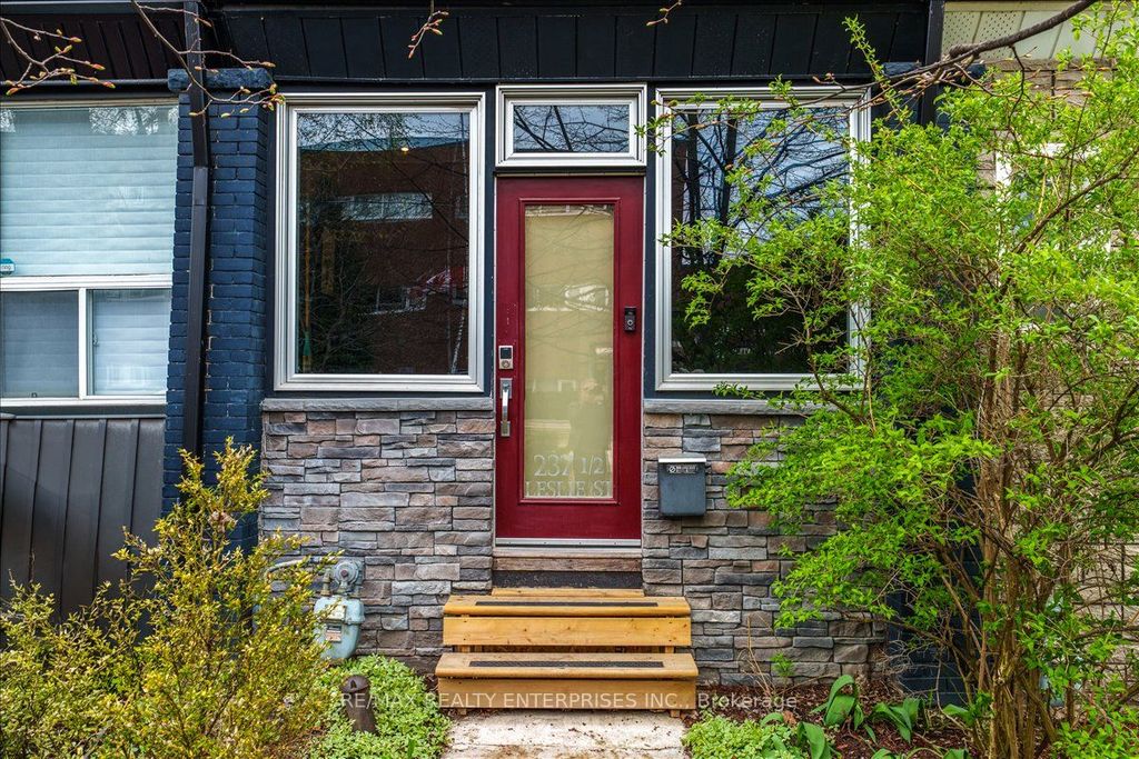 Photo of 237A Leslie Street, Toronto, ON M4M 3C8 (MLS # E13092454)