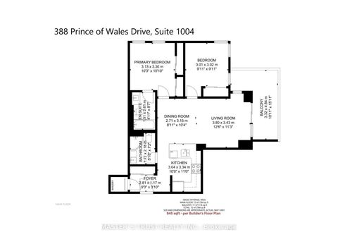 388 Prince Of Wales Drive 1004 Mississauga ON L5B 0A1