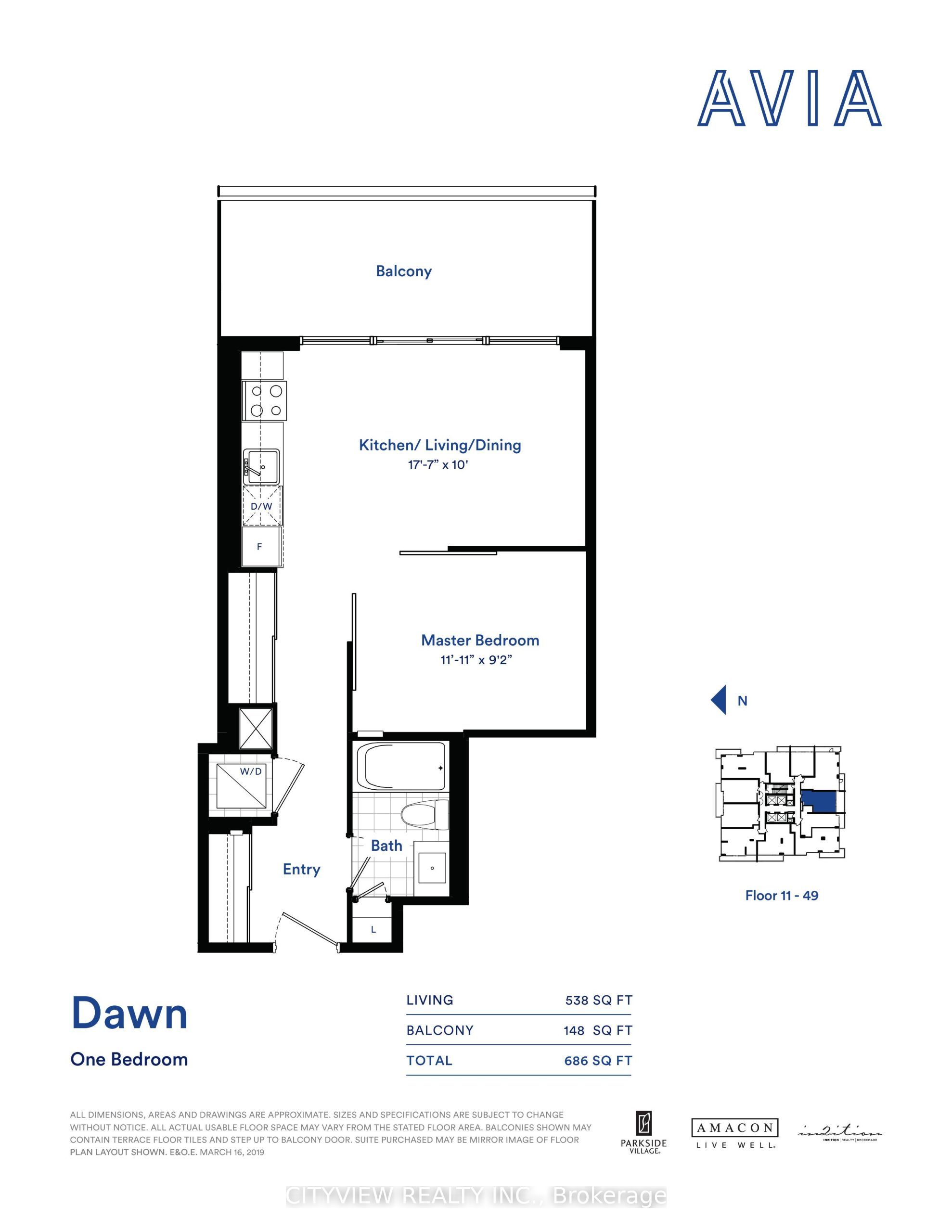 430 Square One Drive 2104