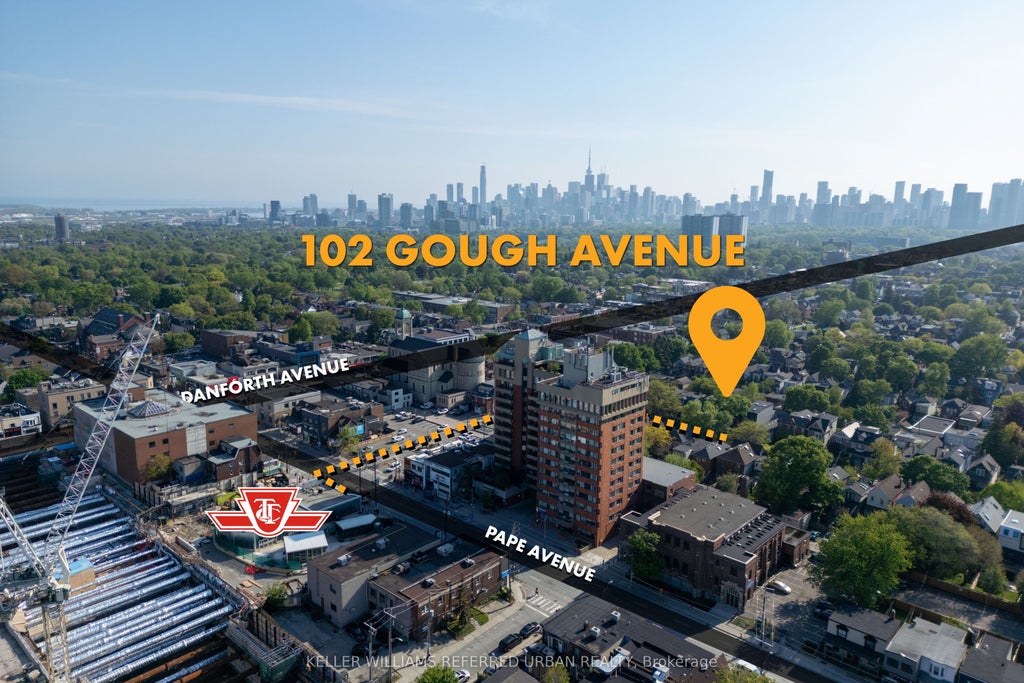 Photo of 102 Gough Avenue, Toronto, ON M4K 3N8 (MLS # E13878306)