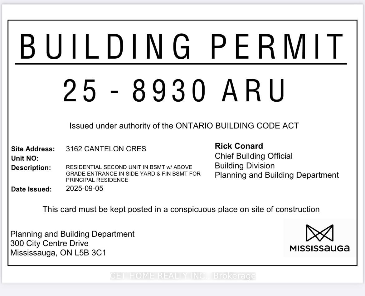 3162 Cantelon Crescent