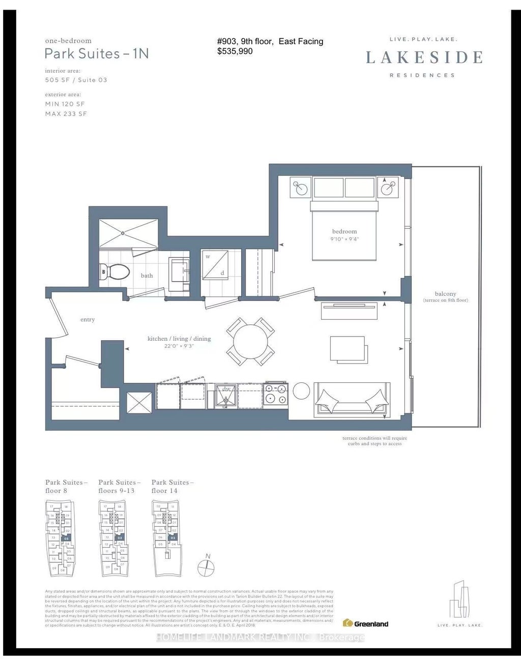 Photo of 215 E lakeshore Boulevard E #903, Toronto, ON M5A 0S1 (MLS # C14093776)