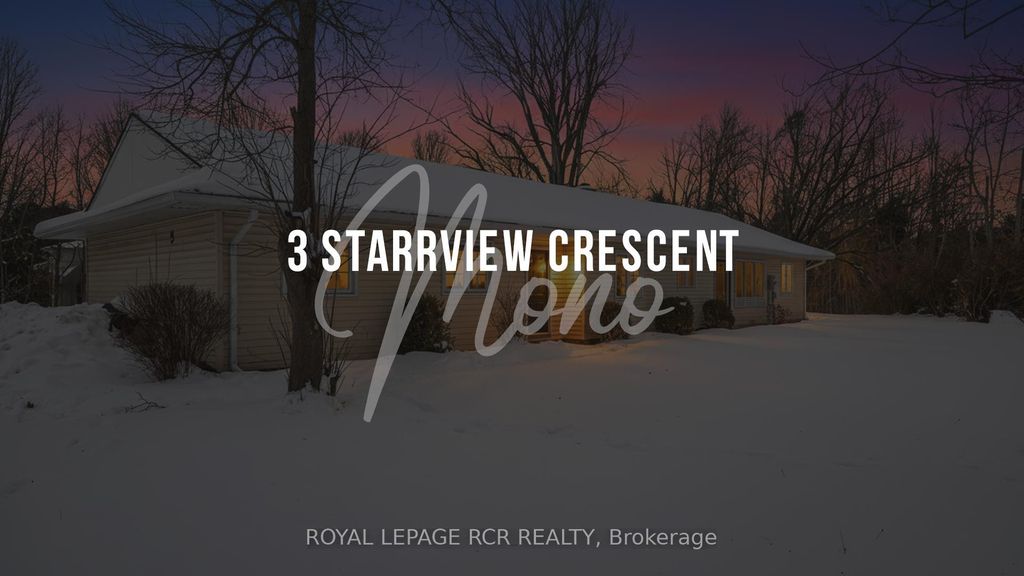 Photo of 3 Starrview Crescent, Mono, ON L9W 3A8 (MLS # X12637972)