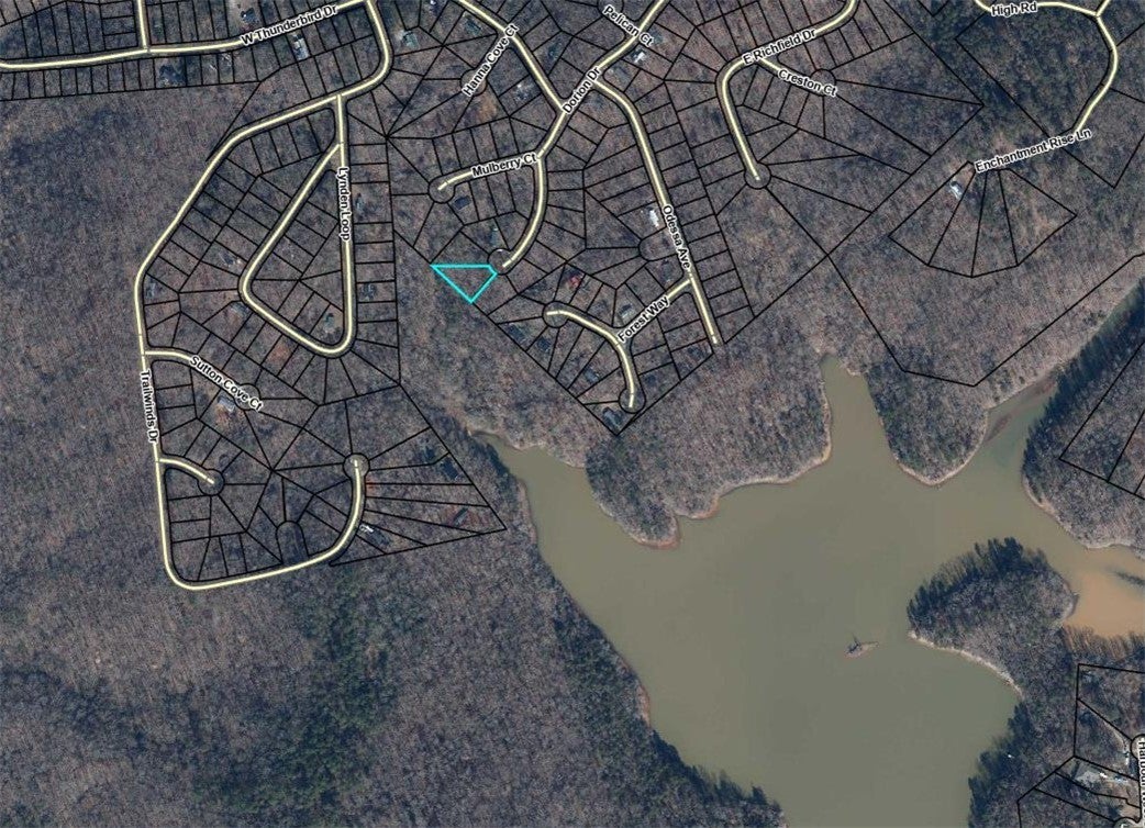 This plat map illustrates a well-organized neighbo