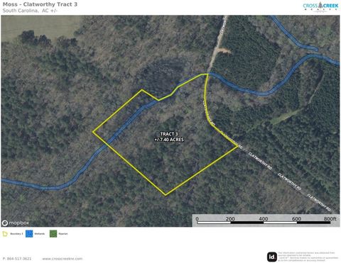 Vacant Land For Sale - 00 Clatworthy Road<br/> Honea Path, SC 29654