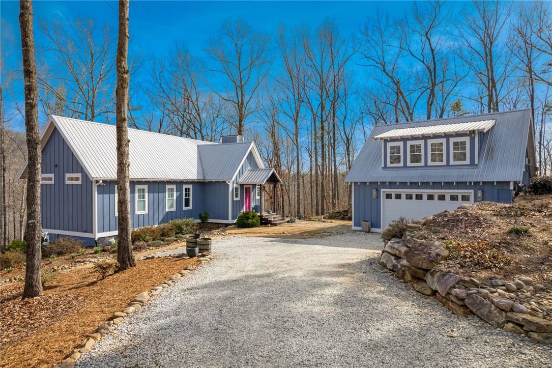 This charming home features a detached garage, off