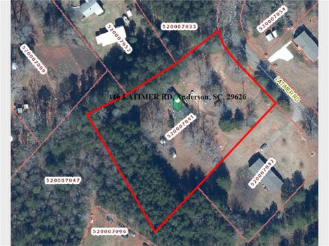 Vacant Land For Sale - 116 Latimer Road<br/> Anderson County, Anderson, SC 29626