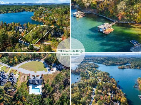 Vacant Land For Sale - 374 Peninsula Ridge<br/> Pickens County, Sunset, SC 29685