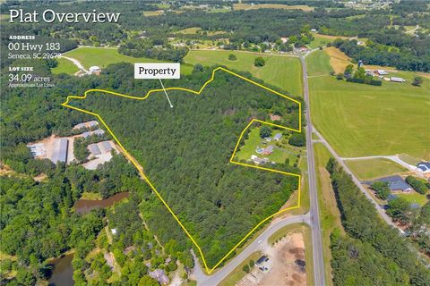 Vacant Land For Sale - 00 (CORNER) Hwy 183 / Keowee School Road<br/> Seneca, SC 29672