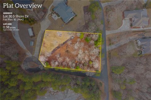 Vacant Land For Sale - LOT 30 South Shore Drive<br/> Fair Play, SC 29643