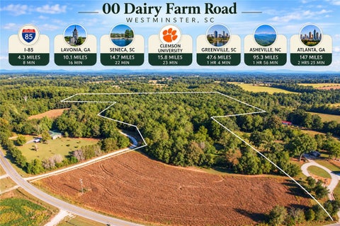 Vacant Land For Sale - 00 Dairy Farm Road<br/> Oconee County, Westminster, SC 29693