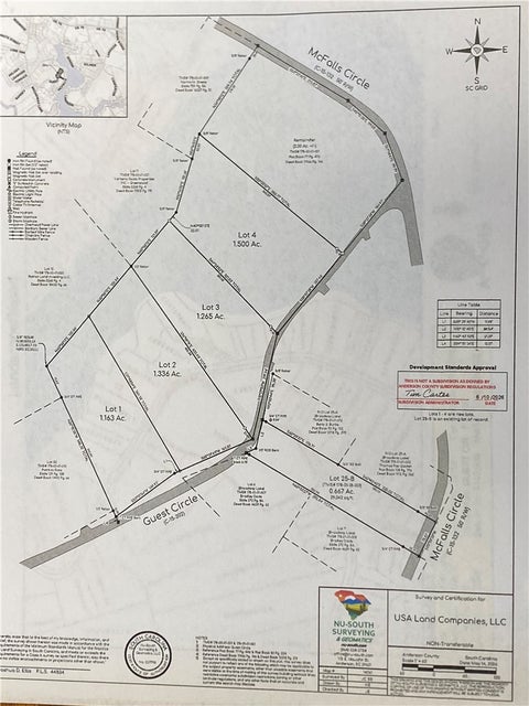 Vacant Land For Sale - 00 Guest Circle<br/> Anderson, SC 29621