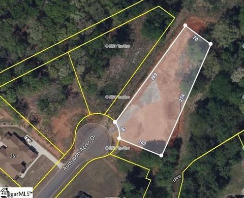 Vacant Land For Sale - 260 Audubon Acres Drive<br/> Easley, SC 29642