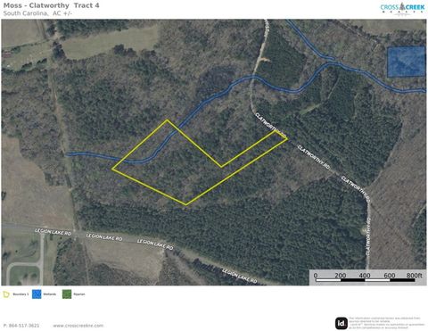 Vacant Land For Sale - 00 Clatworthy Road<br/> Honea Path, SC 29654