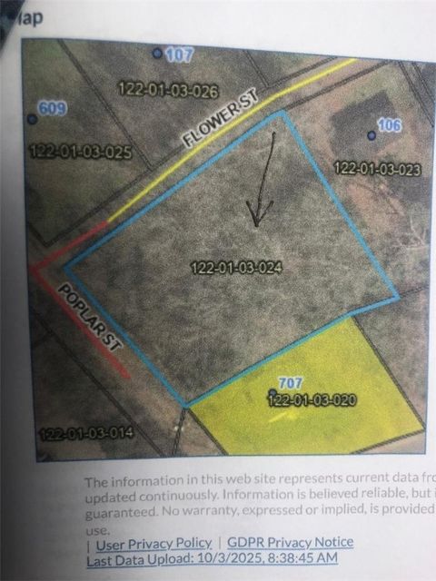 Vacant Land For Sale - 517 Poplar Street<br/> Abbeville County, Abbeville, SC 29620
