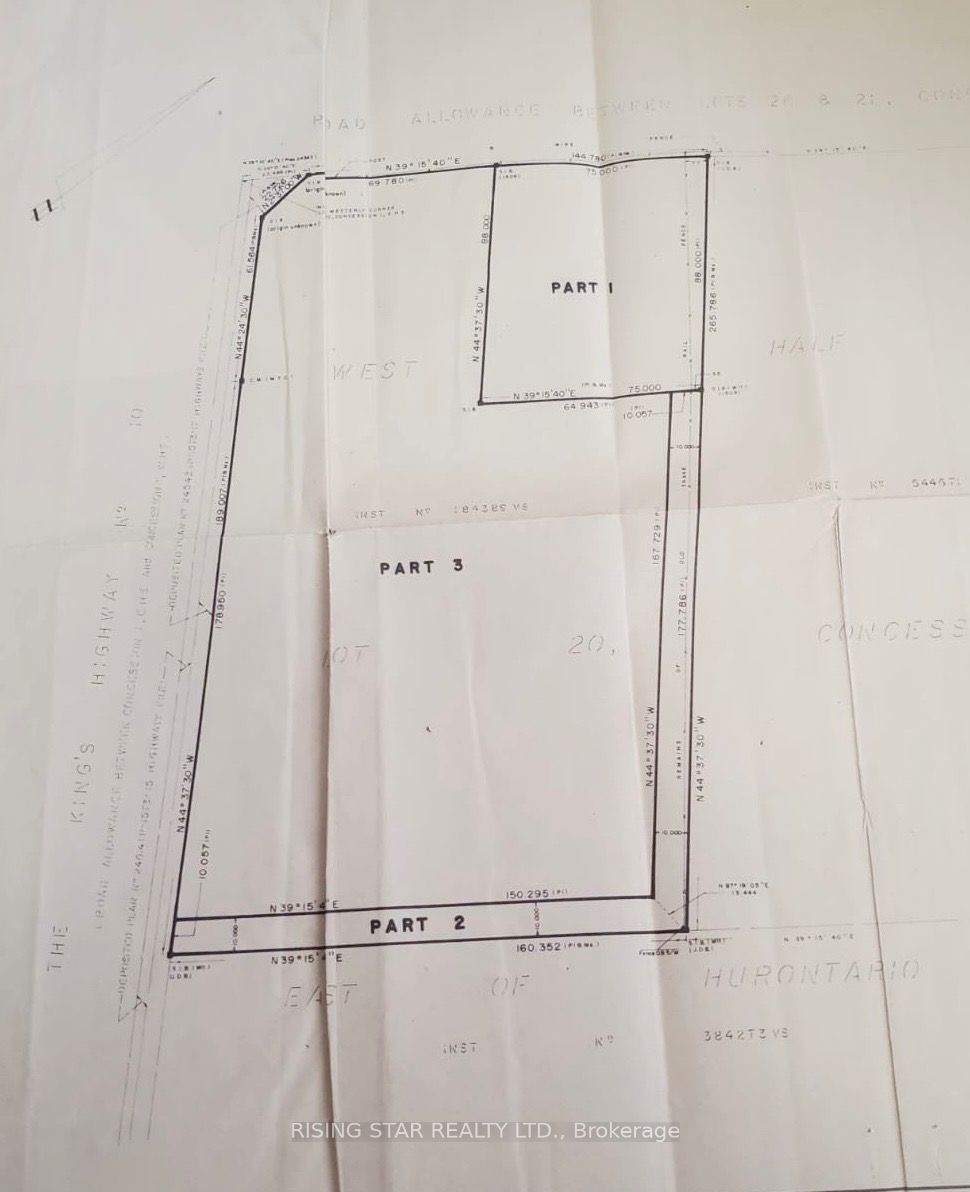 CON 1 EHS PT LOT 20 HURONTARIO Street NW