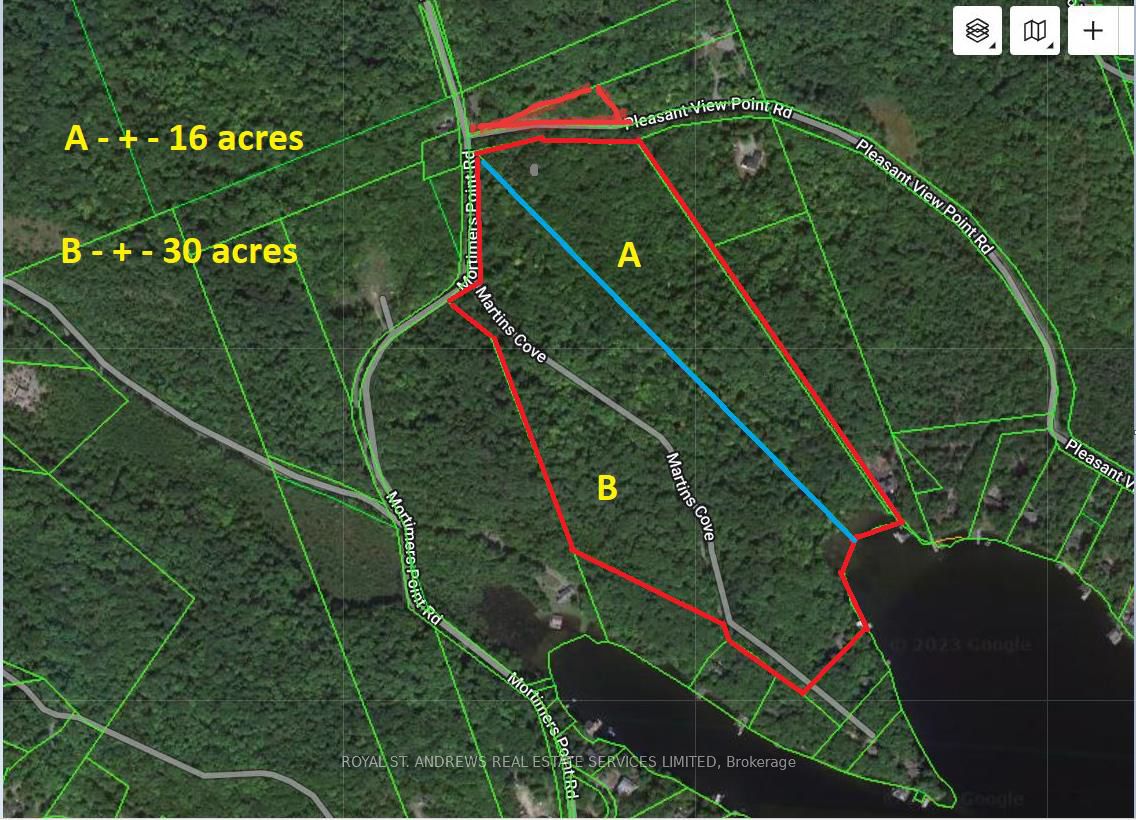 1815 MP and 1014 PV Mortimer's Point and Pleasant View Point Road