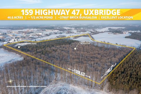 159 Highway 47 Highway Uxbridge ON L9P 0C7