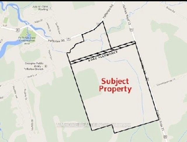 0 Pefferlaw  Rd Con4 Pt lot24 Pt lot25,Con5 Pt lot24 Road