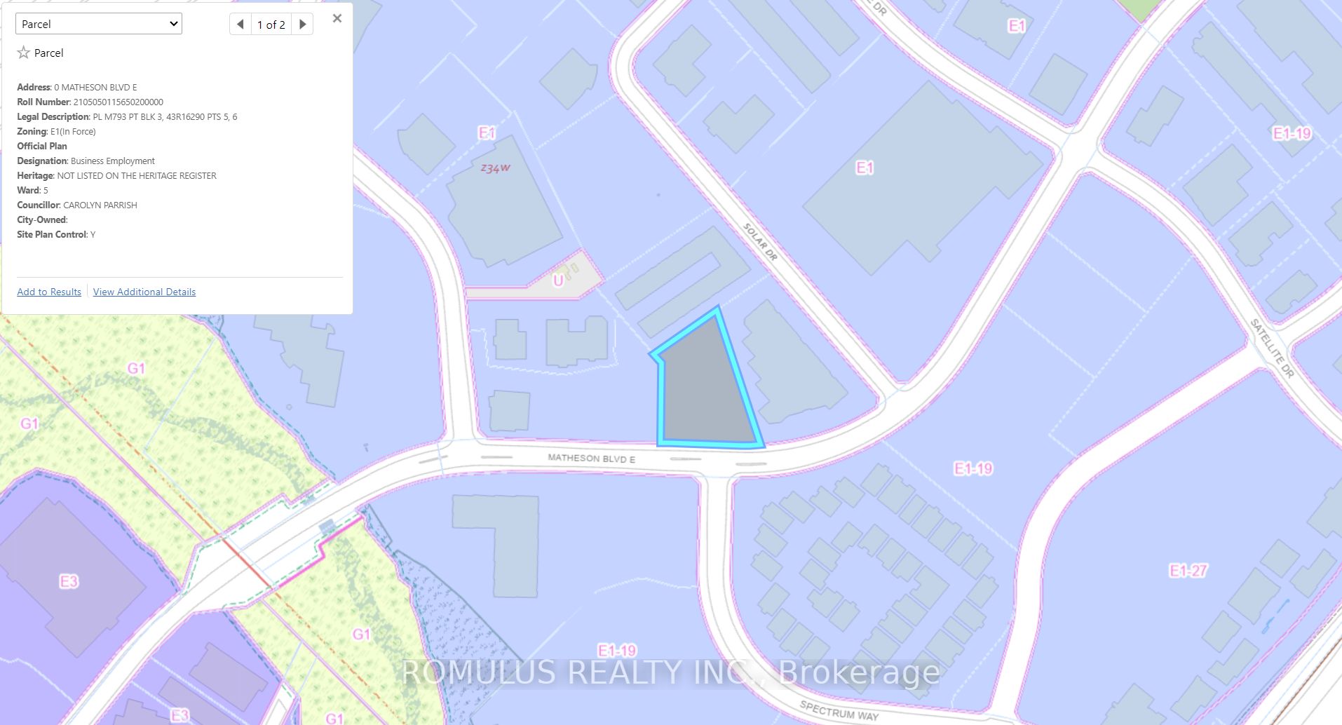 5,6 43R-16290 Matheson Boulevard E