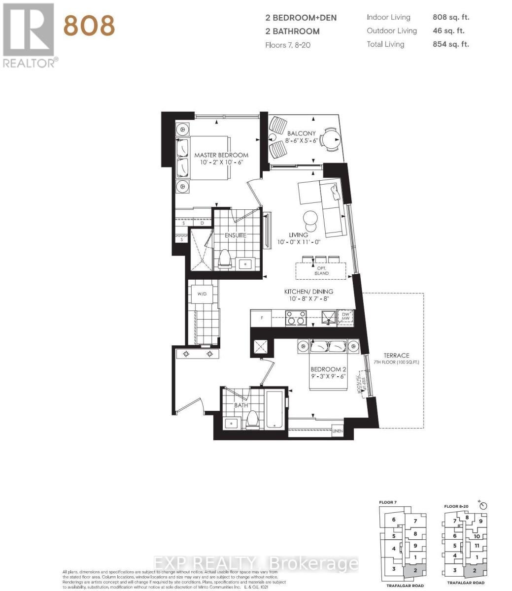 1602 - 3079 TRAFALGAR ROAD