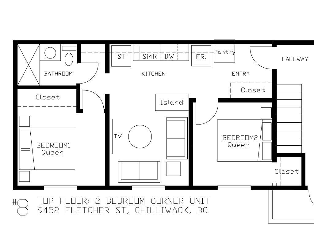 2 Bed 9452 FLETCHER STREET, Chilliwack Proper East