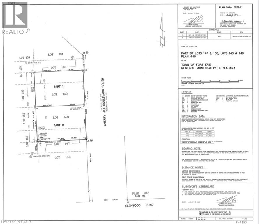 313 CHERRYHILL BOULEVARD S UNIT# LOT 1