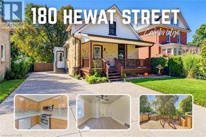 180 HEWAT Street Cambridge ON N3H 4H1