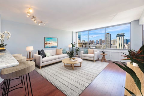 Photo of 430 Lewers Street #2801, Honolulu, HI 96815 (MLS # 202619910)