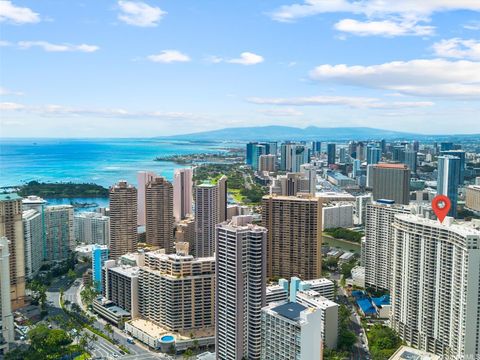 Photo of 469 Ena Road #1901, Honolulu, HI 96815 (MLS # 202606462)